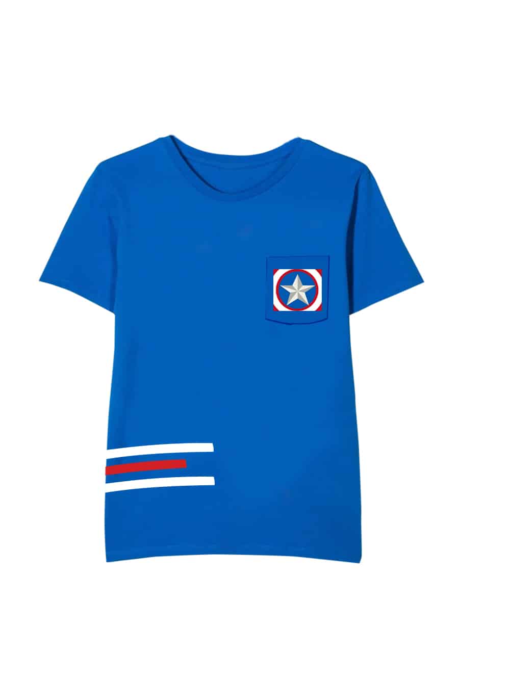 Super Captain Look with this hand-crafted T-Shirt-RKFCBT010