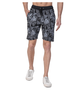 GEOMETRIC PRINT SHORTS