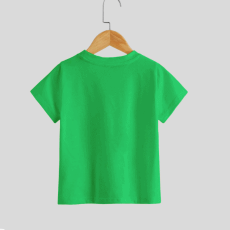 Girls rule Green, Green T-shirt for casual wear-RKFCW194