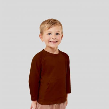 Boys Long Sleeve T-Shirt with Front Pockets – RKFCW364