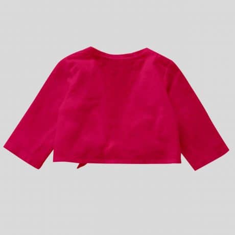 Girls hot pink jacket with typeable knot – RKFCW164