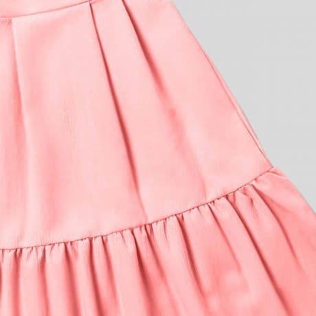 Girls baby pink ruffle skirt – RKFCW167