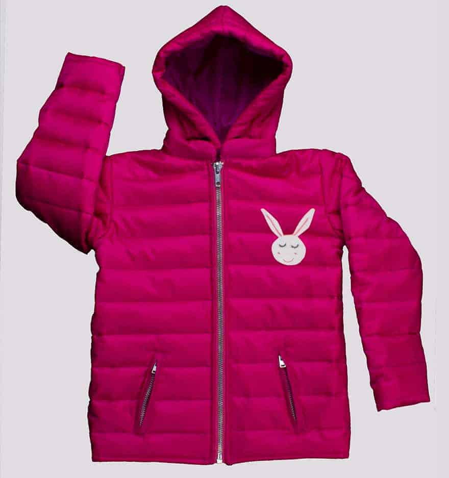 Kids Pink Colour Nylon Water Proof Jackets-RKFCW32
