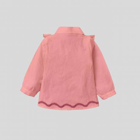 Girls Pink Frill Top with Cute Floral Print – RKFCW329