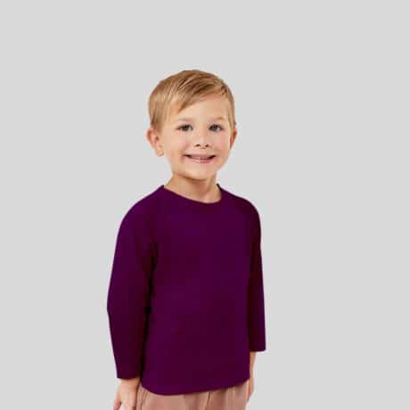 Boys Long Sleeve T-Shirt with Front Pockets – RKFCW362