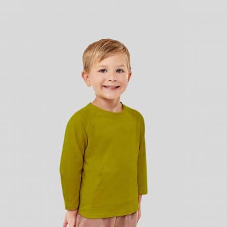 Boys Long Sleeve T-Shirt with Front Pockets – RKFCW363