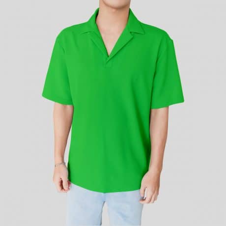 Men Lapel Collar Polo T-Shirt-RFSS19M13