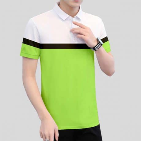 Men Solid Polo T-Shirt-RFSS19M27