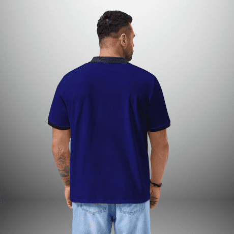Contrast Collar Polo Shirt-RFSS19M33