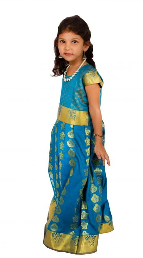 Girls Lehenga Choli Ethnic Wear Self Design Lehenga Choli  (Multicolor, Pack of 1) – RKFC-35