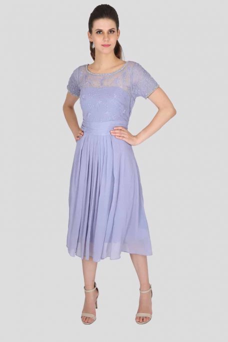 Blue Chiffon Dress – RFOCC03