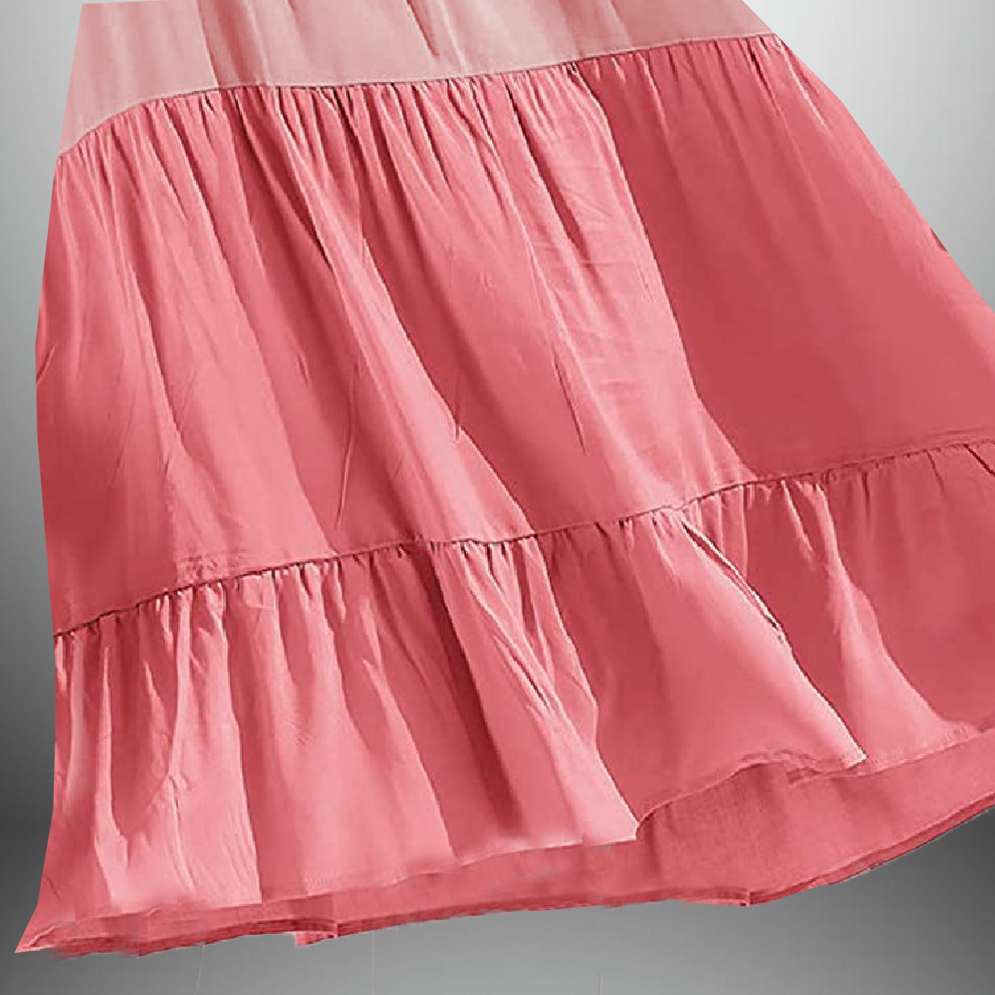 Women's Flared Cotton Dress-RCD034