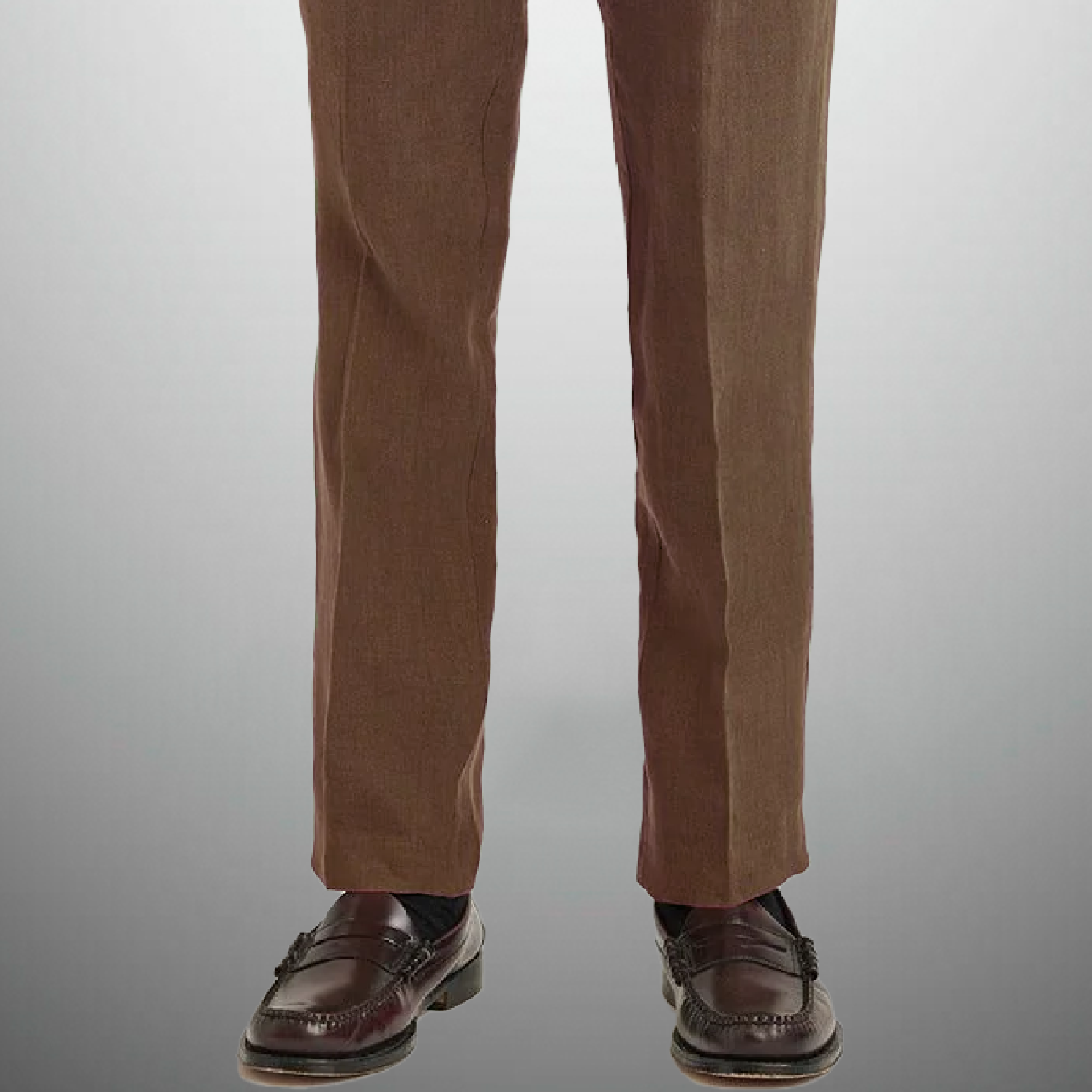 Men's khaki color Regular Fit semi formal Pant-RMT015