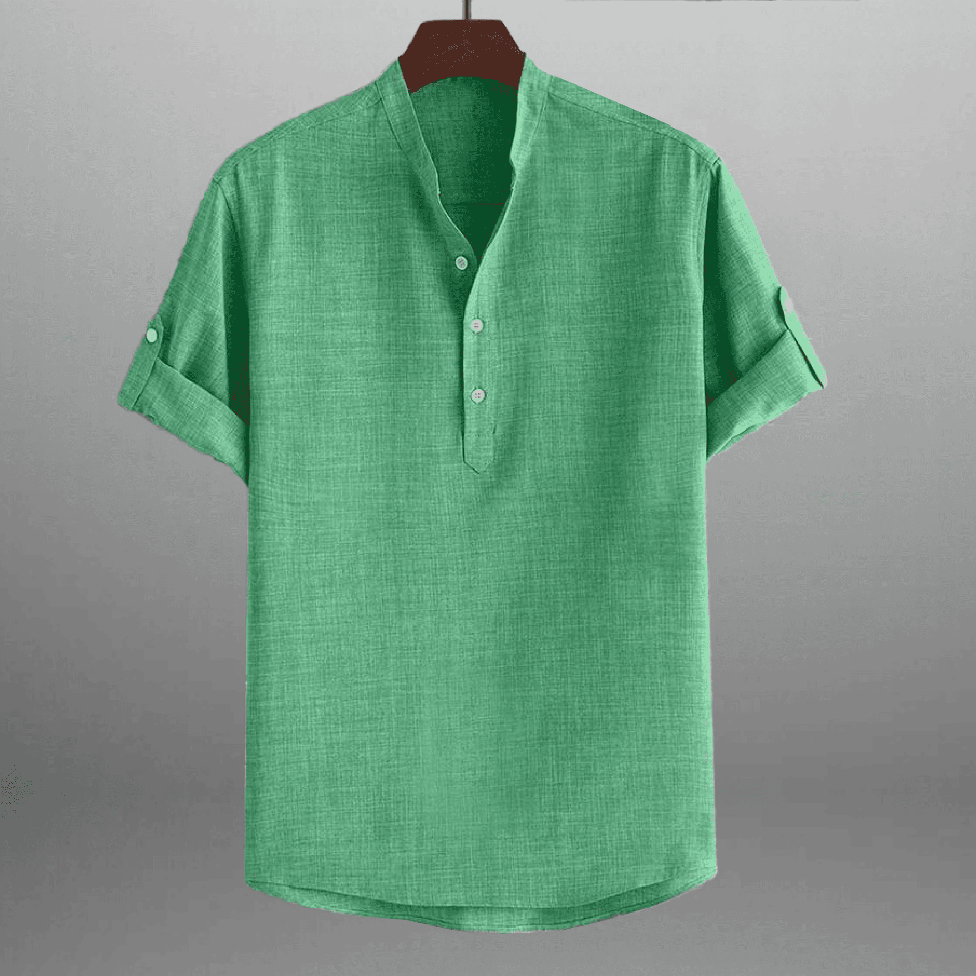 Men's Sea Creast T-shirt style Khadi shirt-RMS031