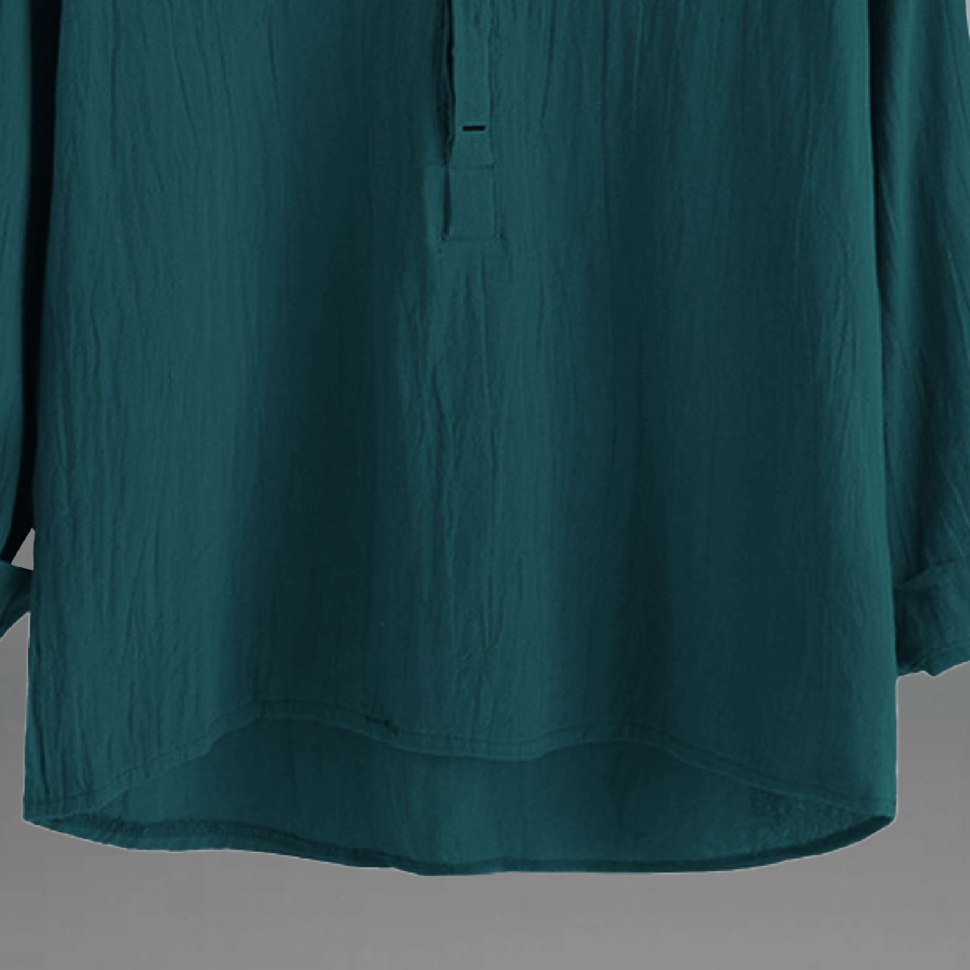 Men's Teal Blue T-shirt style textured shirt-RMS022